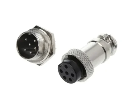Xlr 8 Pin Cable Connector 16mm Chassis Mount 8pin Plug Adapter