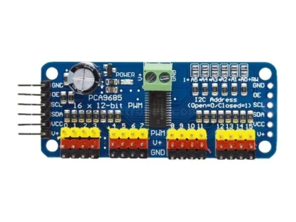 16 Channel Servo Motor Driver Pca9685 12 Bit Pwm I2c Module For Arduino