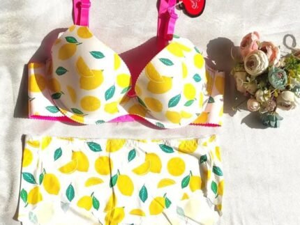 Imported Fruit Fancy Bra Set – Soft Padded & Premium Comfort