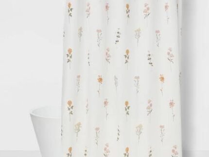 12 Hooks Shower Curtain (180x180cm