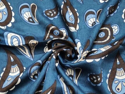 Printed China Lawn Dupatta with Tussles