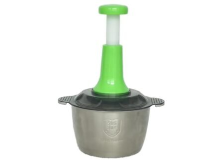 Falari Push Chopper with 2L Stainless Steel Bowl