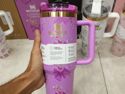 Stanley Flower Print Tumbler – Premium Quality