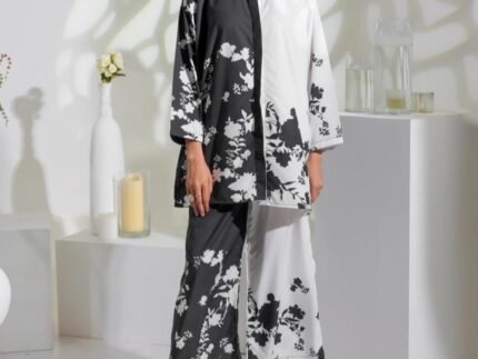 Digital Printed Cord Set – Swiss Lawn 2PC