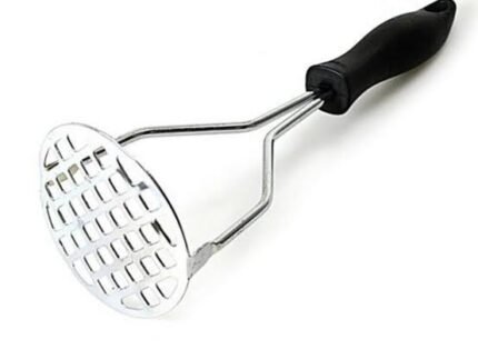 High Quality Stainless Steel Potato Masher – With Plastic Handle