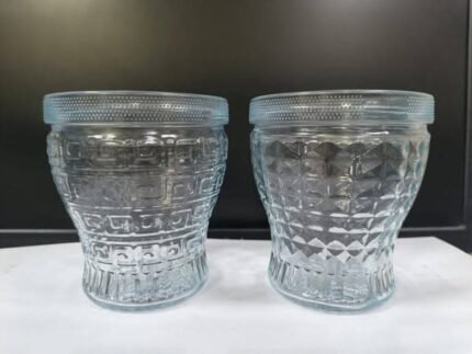 6 PCs Diamond Shape Glass Set 